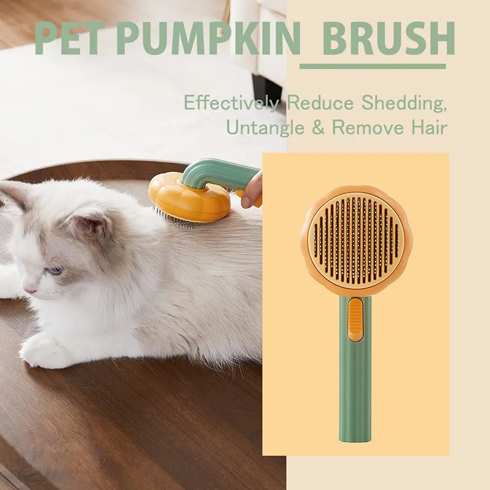 Pumpkin Grooming Brush